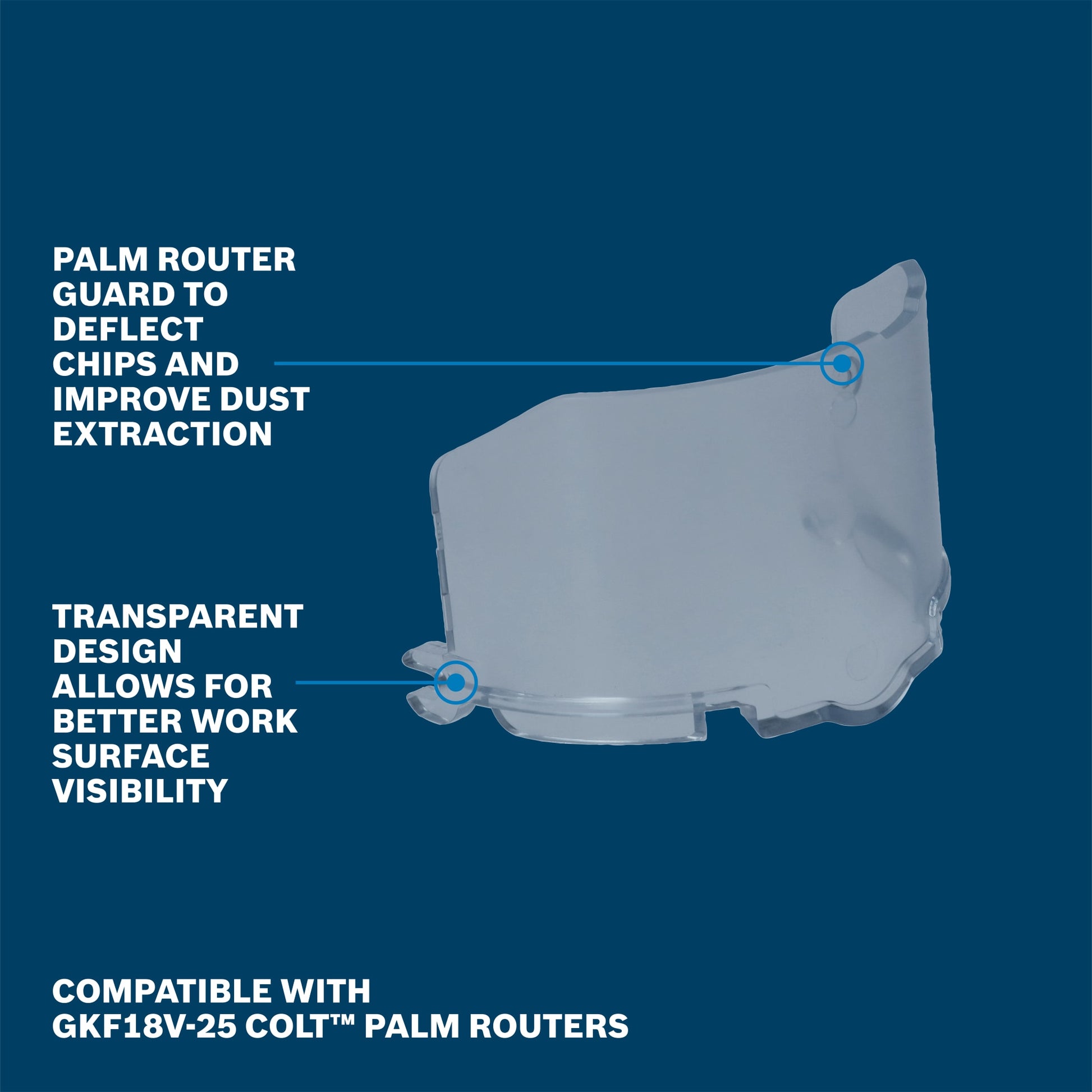 Bosch Palm Router Chip Protection Guard RA1130