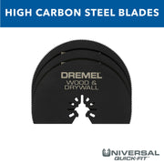 3-1/2 in. Half-Moon Cutting Oscillating Blade, 3-Pack