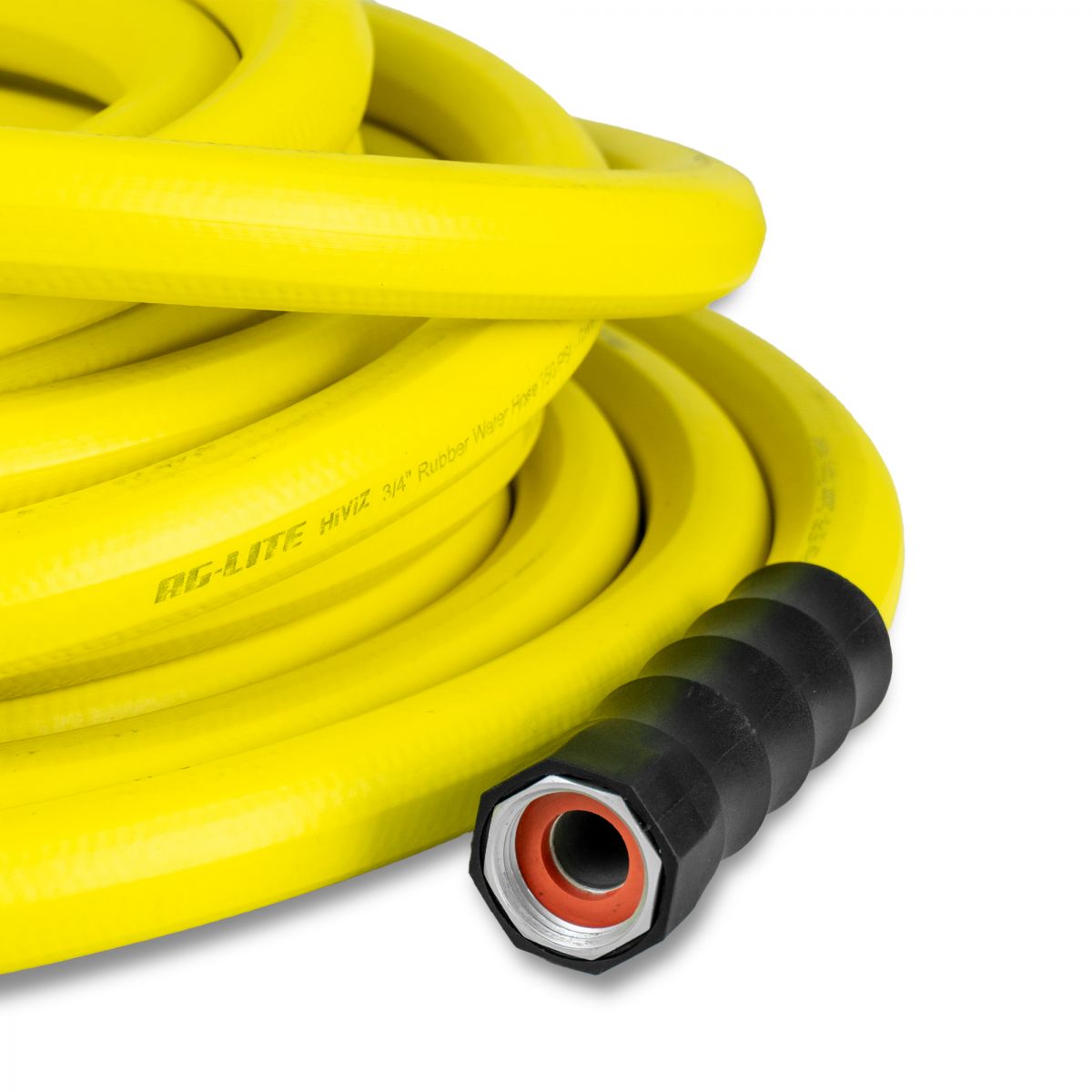 Blubird AG-Lite HiViZ 3/4" X 100' Water Hose Assembly 3/4" Male and Female GHT Fittings ALHV34100
