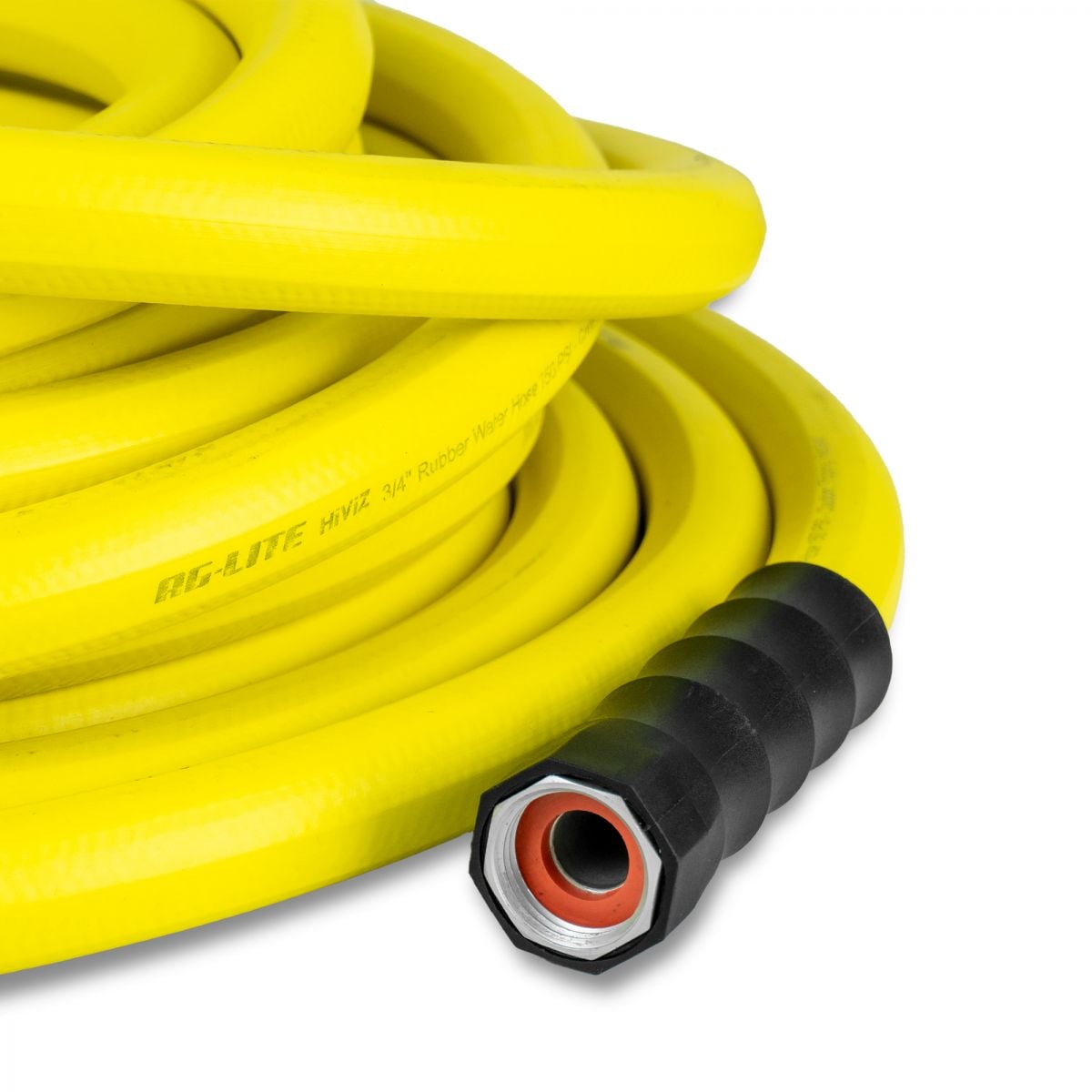 Blubird AG-Lite HiViZ 3/4" X 50' Water Hose Assembly 3/4" Male and Female GHT Fittings ALHV3450