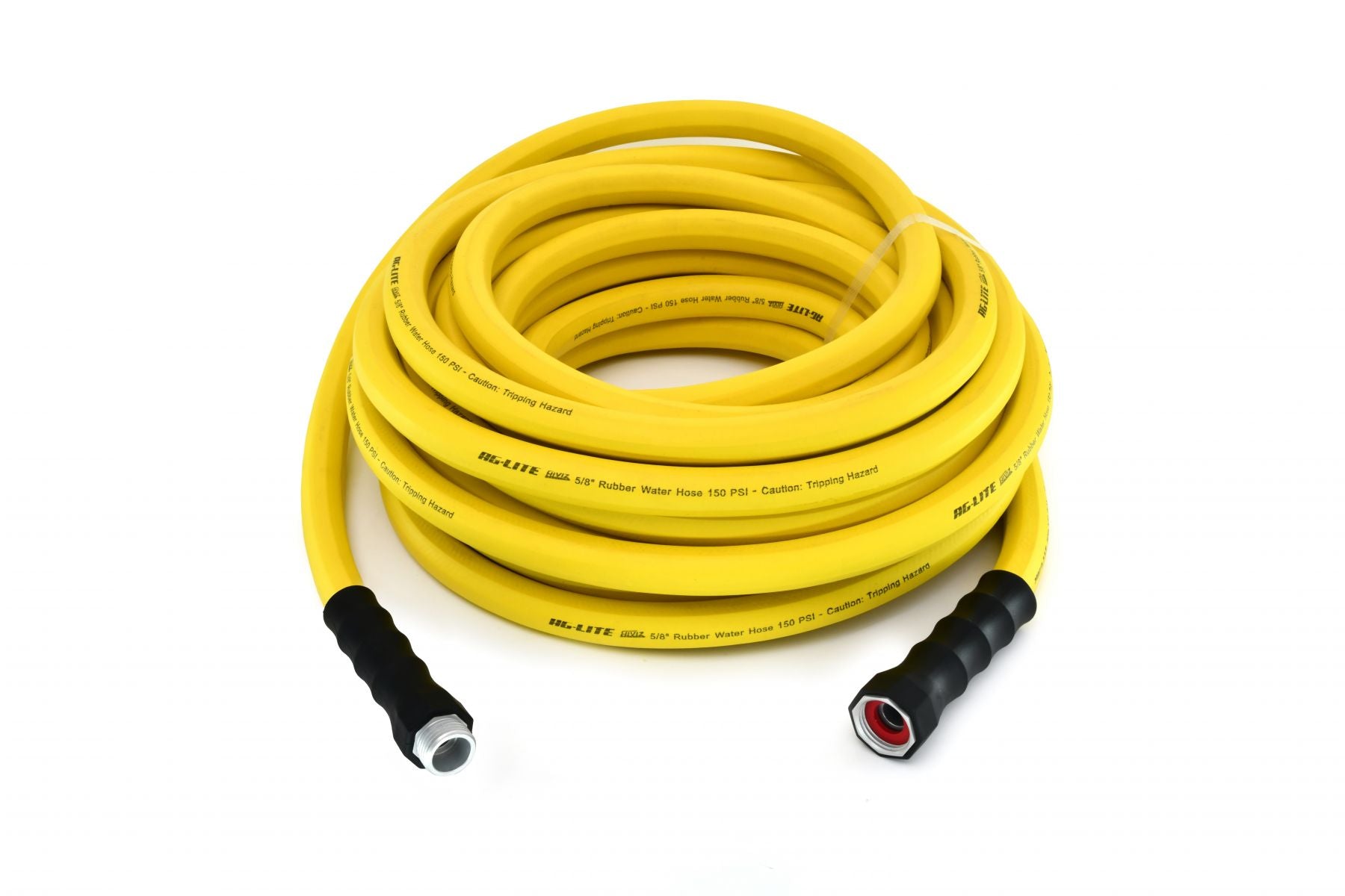Blubird AG-Lite HiViZ 5/8" X 50' Water Hose Assembly 3/4" Male and Female GHT Fittings ALHV5850