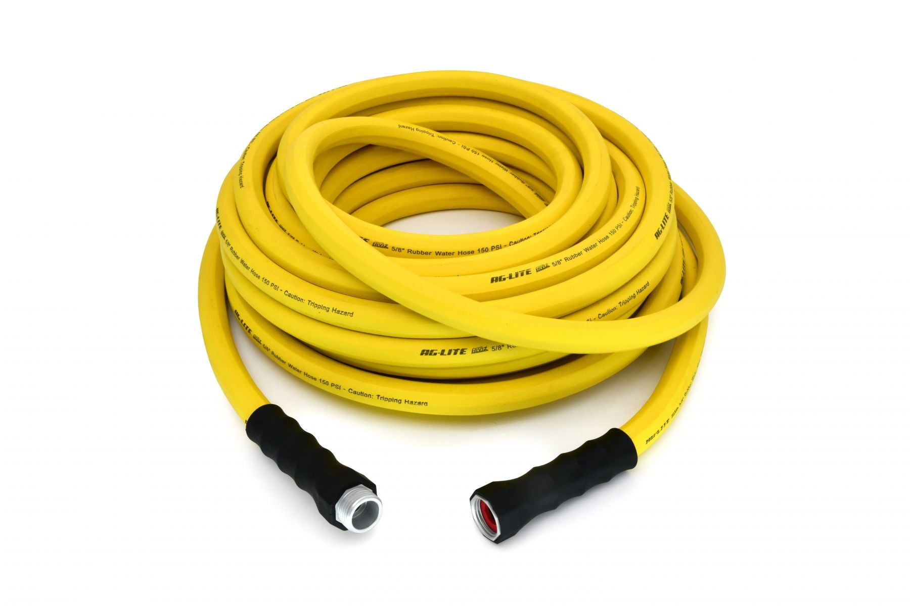 Blubird AG-Lite HiViZ 5/8" X 50' Water Hose Assembly 3/4" Male and Female GHT Fittings ALHV5850