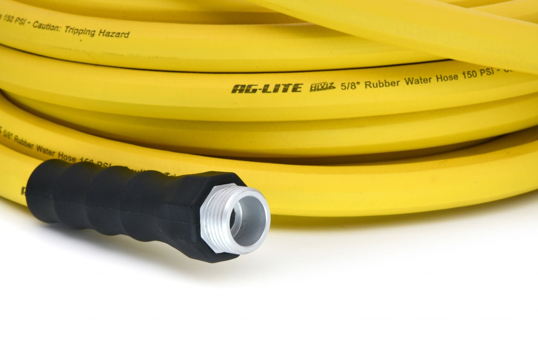 Blubird AG-Lite HiViZ 5/8" X 50' Water Hose Assembly 3/4" Male and Female GHT Fittings ALHV5850