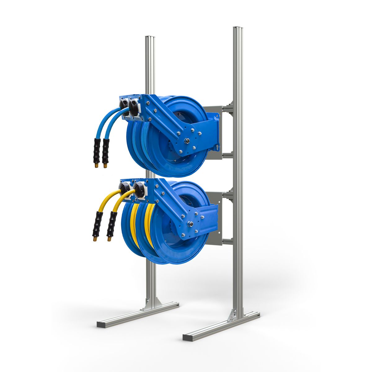 Blubird Aluminium Reel Stand - 4 Reels ALMSTD-4