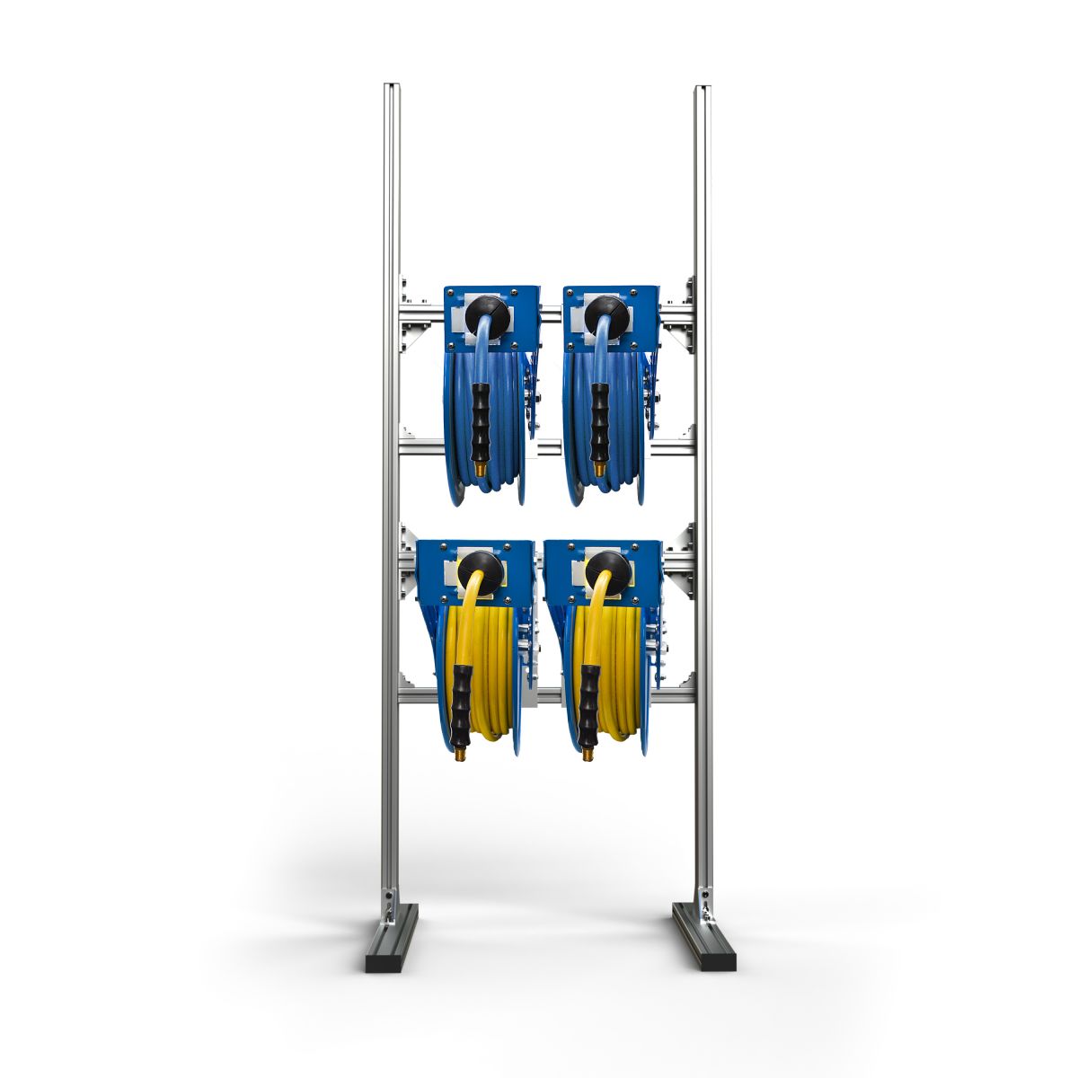 Blubird Aluminium Reel Stand - 4 Reels ALMSTD-4