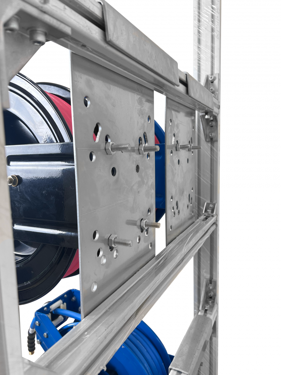 Blubird Aluminium Reel Stand - 4 Reels ALMSTD-4