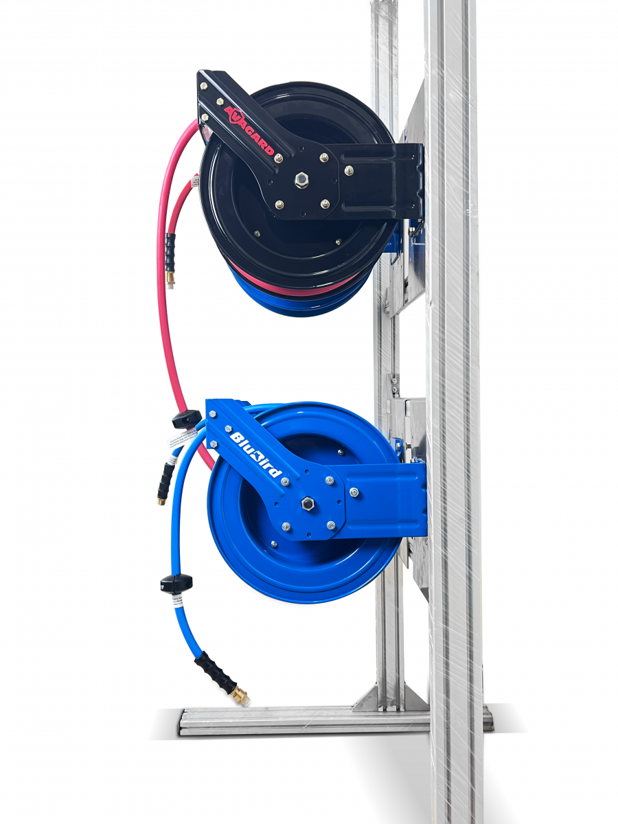 Blubird Aluminium Reel Stand - 4 Reels ALMSTD-4