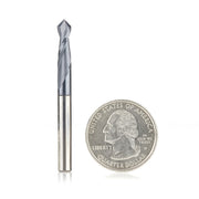 Amana Tool CNC Carbide 3/16 in x 2 in Up-Cut Router Bit/End Mill 51651
