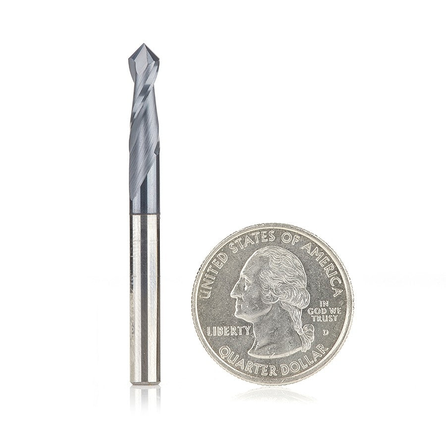 Amana Tool CNC Carbide 3/16 in x 2 in Up-Cut Router Bit/End Mill 51651
