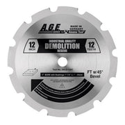 Amana Tool AGE Demolition 12 in x 24T 1 in Bore DB12-240