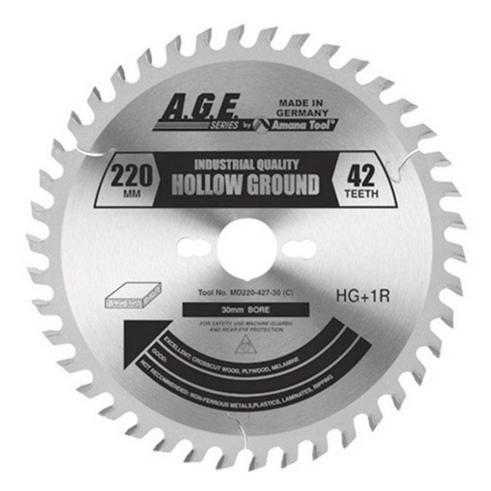 Amana Tool Hollow Ground 250mmx48T 30mm Bore MD10-487-30