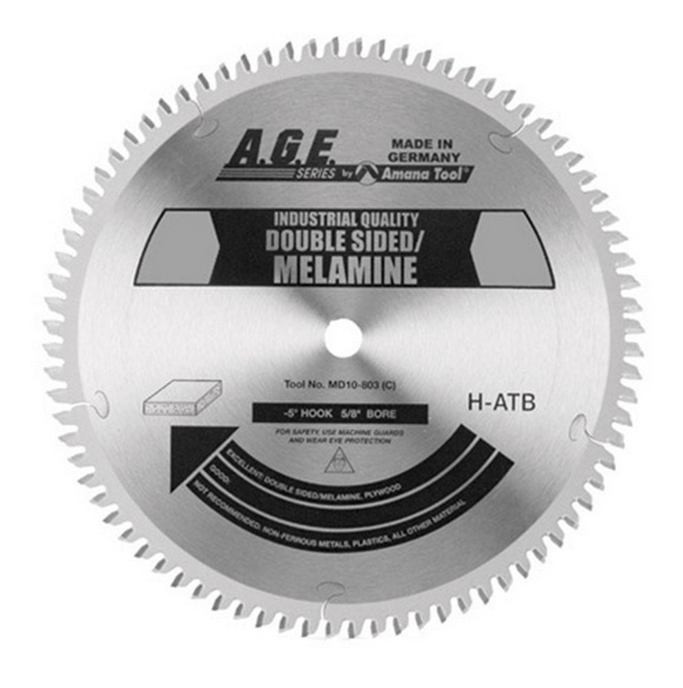 Amana Tool Melamine 12 in x 96T HATB 1 in Bore MD12-963