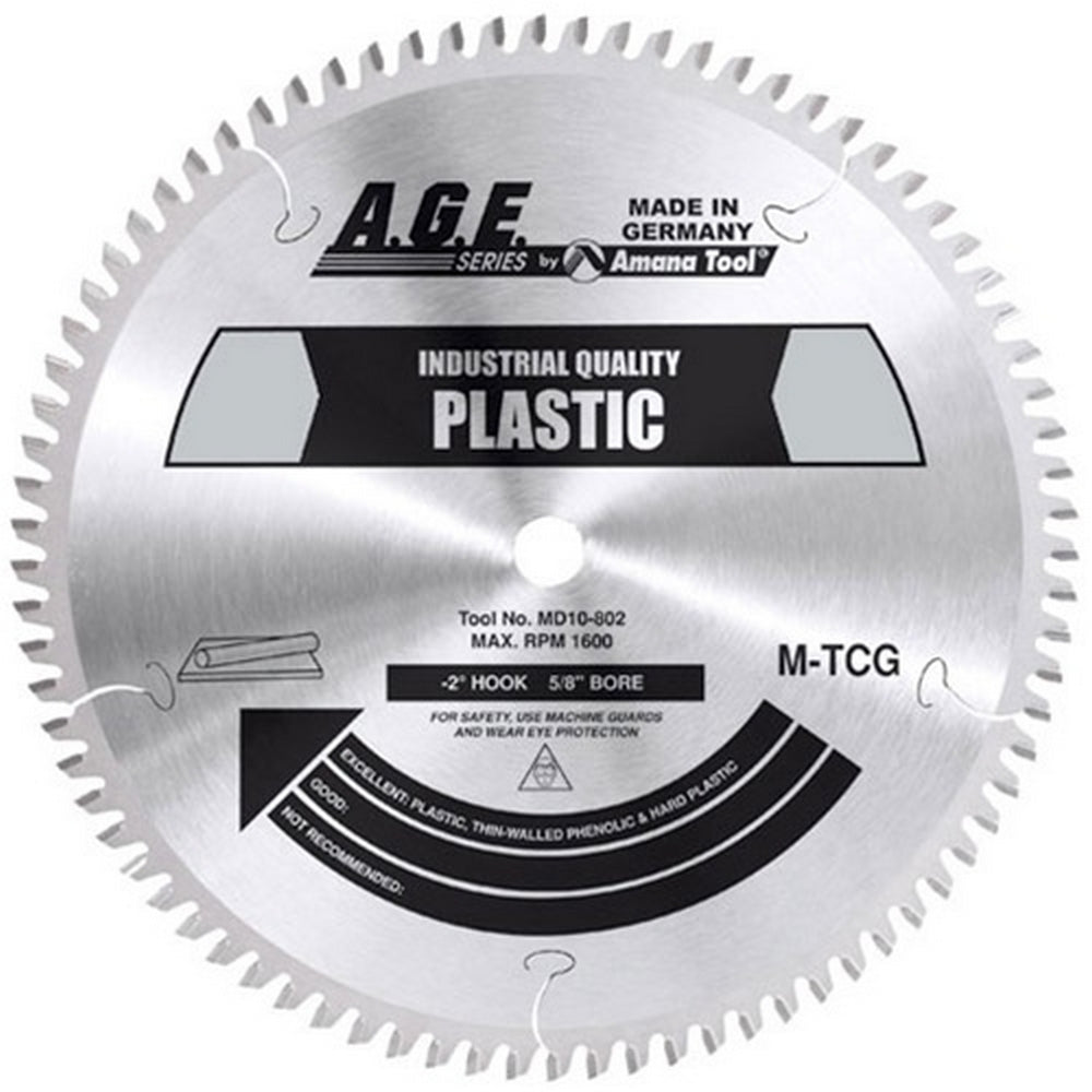 Amana Tool Plastic 14 in x 108T MTCG 30mm Bore MD14-102-30
