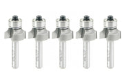 Amana Tool 5-Pack Carbide Tipped Corner Round 1/8 Radius x 3/4 Dia x 3/8 x 1/4 Inch Shank 49496-5
