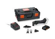 Fein MULTIMASTER AMM 500 Plus Black Edition 18V Cordless Oscillating Multi-Tool Kit with 2.0 Ah Battery 71294661090