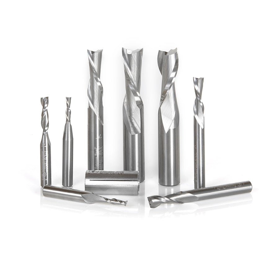 Amana Tool 8 pc SC Up & Down Cut Spiral Set AMS-125