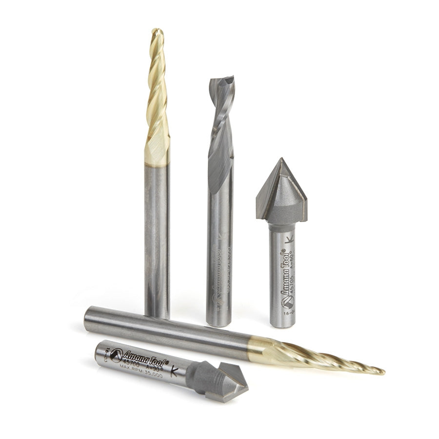 Amana Tool 5 pc SC Starter Engraving Set AMS-127
