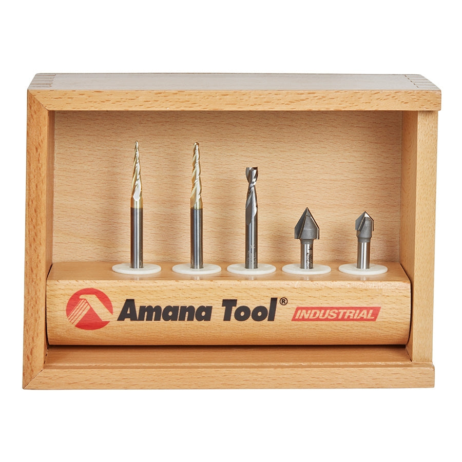 Amana Tool 5 pc SC Starter Engraving Set AMS-127