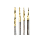 Amana Tool 4 pc 3D SC Carving Ball Nose ZrN AMS-148