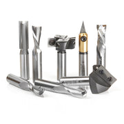 Amana Tool 8 pc CNC Collection 1/2 in Shank Set AMS-170