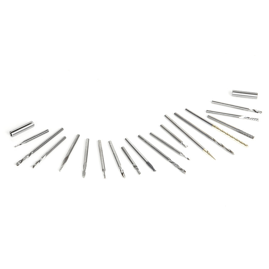 Amana Tool 18 pc CNC Collection 1/8Shank Set AMS-173
