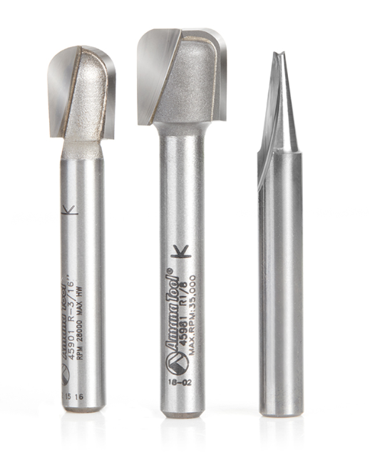 Amana Tool 3 pc Signmaking/Lettering Set AMS-186