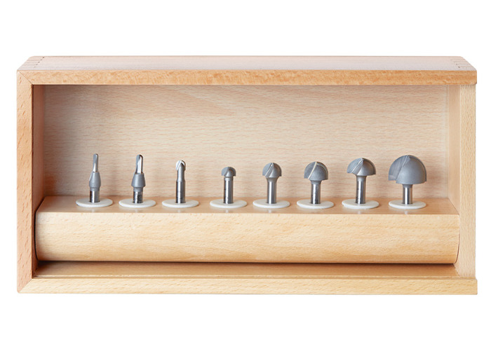 Amana Tool 8- pc Core Box Set 1/4 in Shank AMS-420