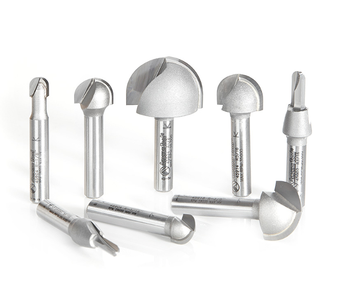 Amana Tool 8- pc Core Box Set 1/4 in Shank AMS-420