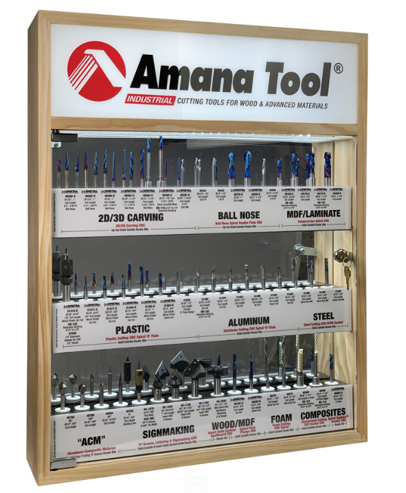 Amana Tool CNC Master Display w/ 57 Bits AMS-CNC-60