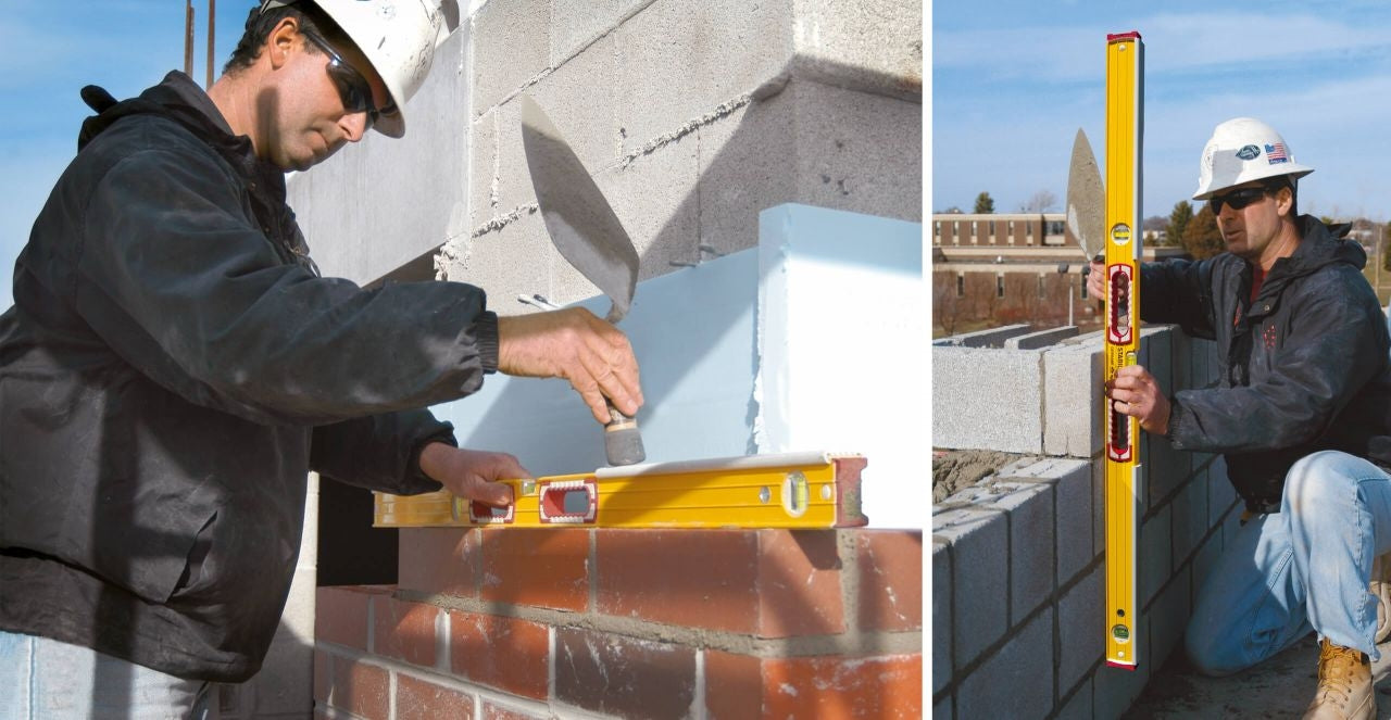 Stabila 48 in. TYPE 196-2 K Masons Level with Shield 36448