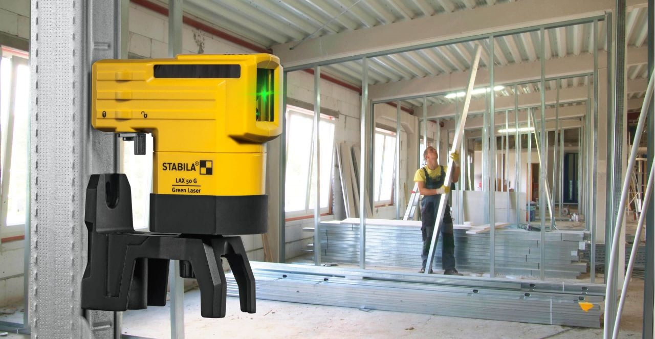 Stabila Crosslines Laser System with Pole, LAX 50 G 03265GP