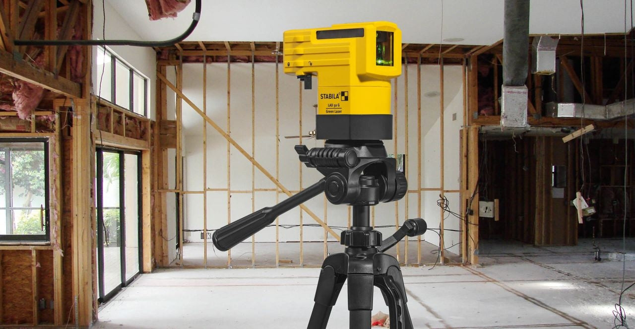 Stabila Crosslines Laser System with Pole, LAX 50 G 03265GP