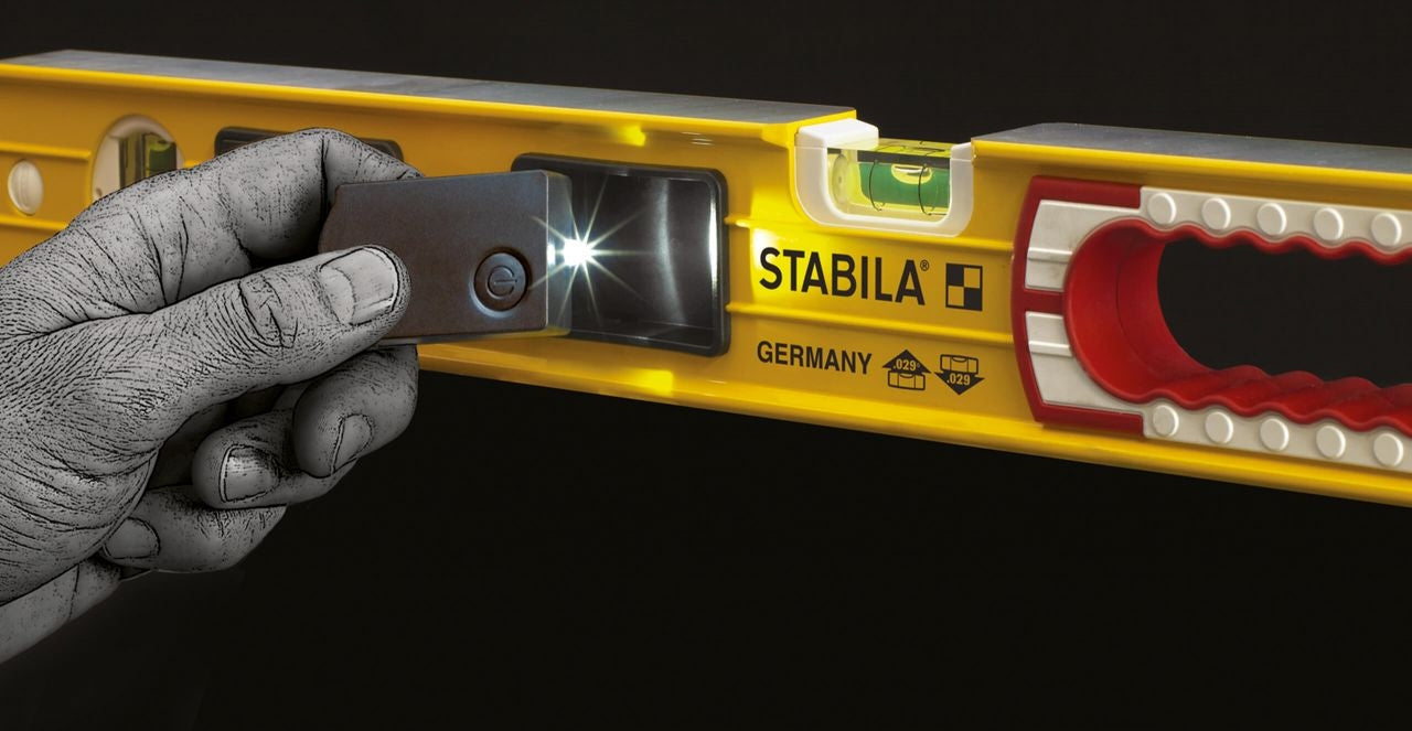 Stabila 48 in. Lighted Vial Level 39340