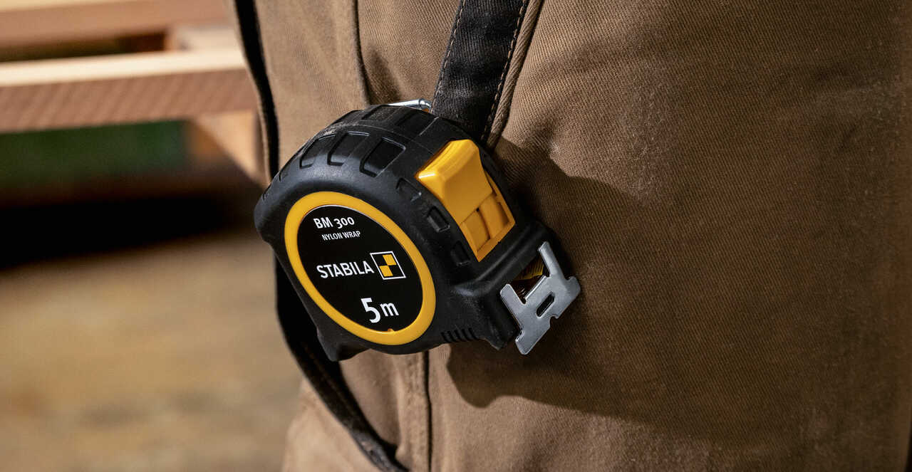Stabila 16 ft. Tape Measure, Imperial Scale, BM 300 30516