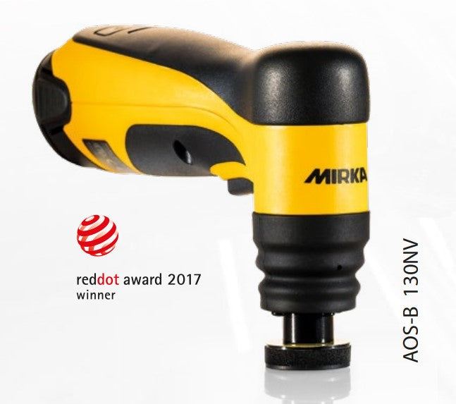 Mirka 1-1/4 in. Cordless Angled Orbital Sander Kit, 3 mm Orbit AOS130-B