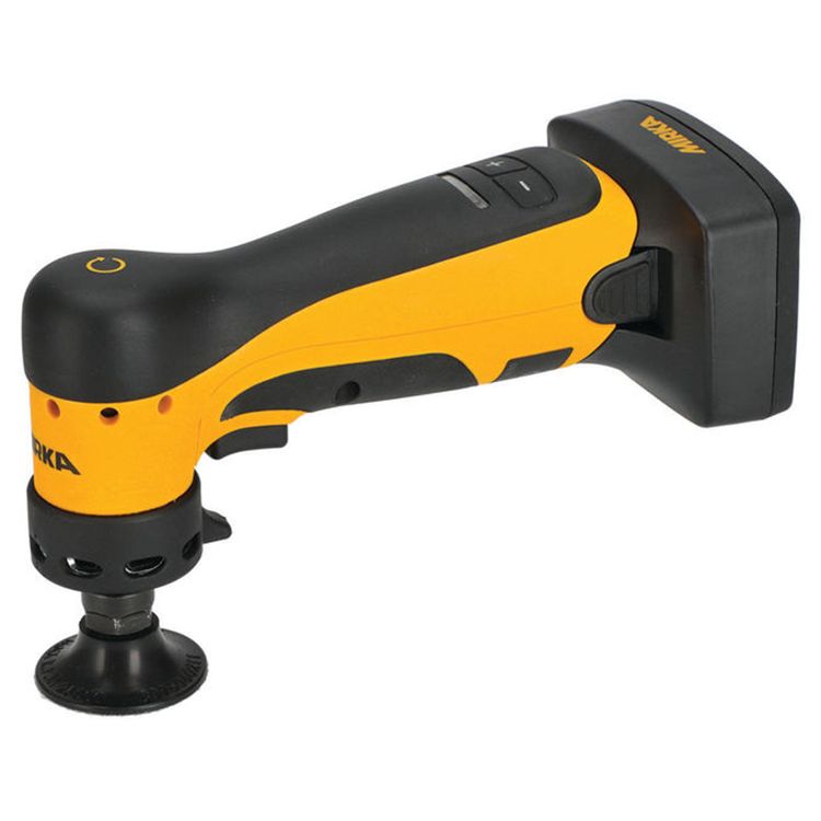 Mirka 2 in. Angle Grinder Kit w/ 10.8V 5.0Ah Batteries, 1/4 in. Collet ARG-B-200