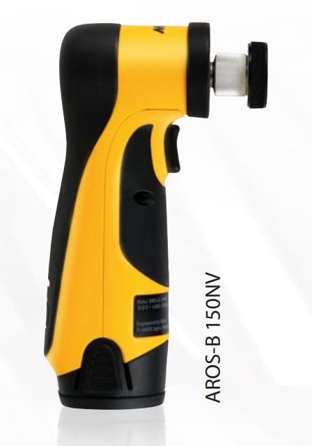 Mirka 1-1/4 in. Cordless Angled Random Orbital Sander, 5 mm Orbit AROS150-B
