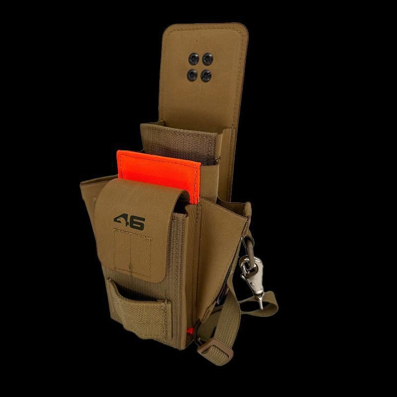 Atlas46 Murphy Tool Speed Pouch Plus, Rotating Quick Release, Coyote/Orange A46-10-00001-9178-00