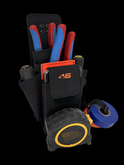 Atlas46 Murphy Tool Speed Pouch Plus, Rotating Quick Release, Black/Orange A46-10-00001-9193-00