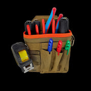 Atlas46 Professional Technicians Pouch, Rotating Quick Release, Coyote/Orange A46-10-00003-1178-00