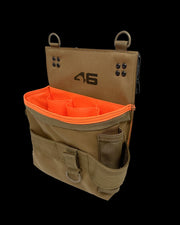 Atlas46 Main Tool Attachment Pouch, Rotating Quick Release, Coyote/Orange A46-10-00004-1178-00