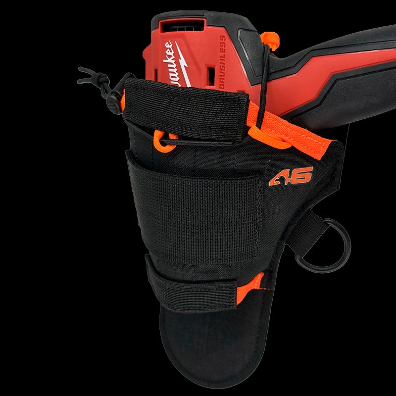 Atlas46 Universal Drill Holster, Rotating Quick Release, Black A46-10-00007-1001-00