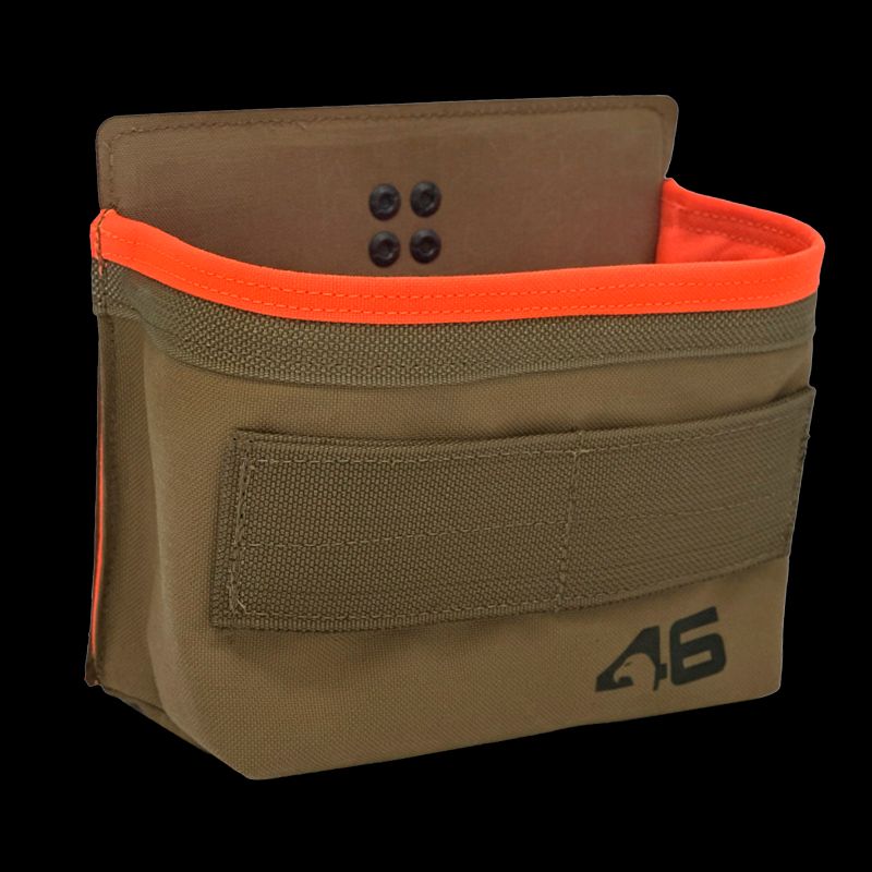 Atlas46 AIMS Horizontal Fastener Pouch, Rotating Quick Release, Coyote/Orange A46-10-00012-1178-00
