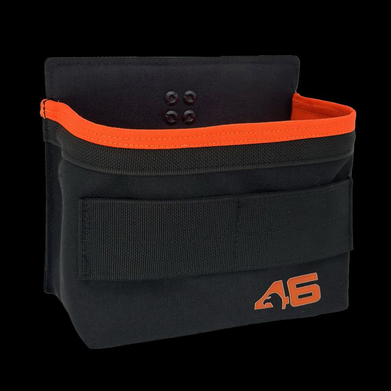 Atlas46 AIMS Horizontal Fastener Pouch, Rotating Quick Release, Black/Orange A46-10-00012-1193-00