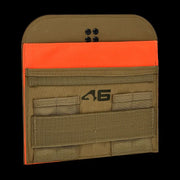 Atlas46 AIMS Knox Square Pouch, Rotating Quick Release, Coyote/Orange A46-10-00015-9178-00