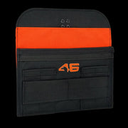 Atlas46 AIMS Knox Square Pouch, Rotating Quick Release, Black/Orange A46-10-00015-9193-00