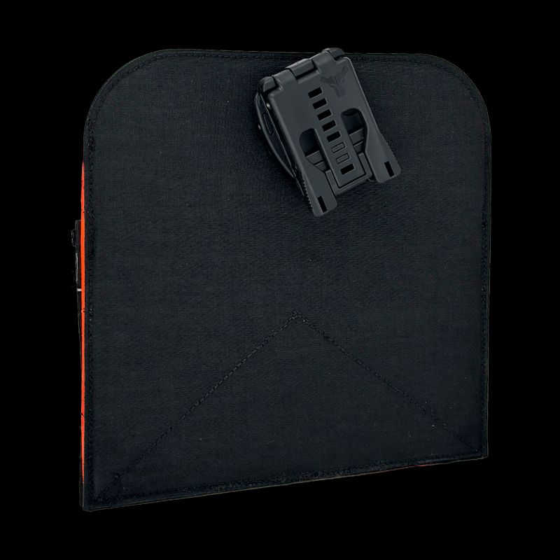 Atlas46 AIMS Knox Square Pouch, Rotating Quick Release, Black/Orange A46-10-00015-9193-00