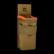 Atlas46 AIMS Vertical Fastener Pouch with Plier Sheath, Rotating Quick Release, Coyote/Orange A46-10-00016-1178-00