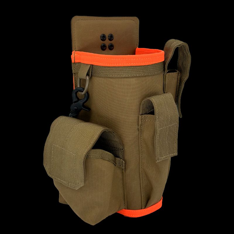 Atlas46 Reciprocating Sawzall Pouch, Rotating Quick Release, Coyote/Orange A46-10-00017-1178-00