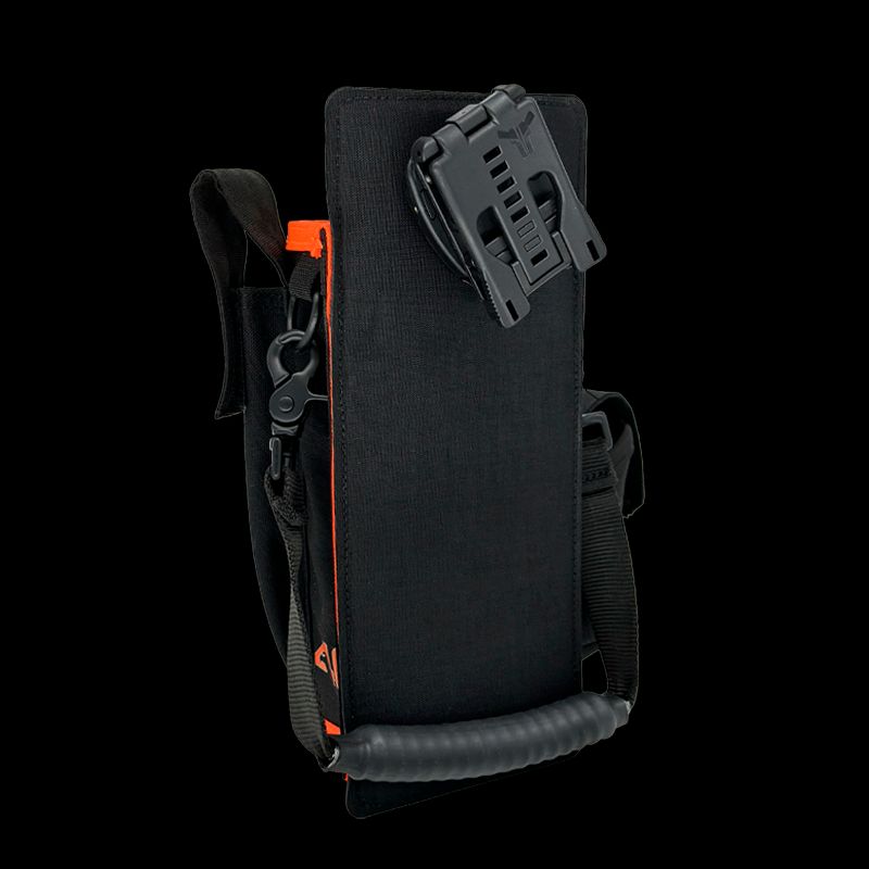 Atlas46 Reciprocating Sawzall Pouch, Rotating Quick Release, Black/Orange A46-10-00017-1193-00